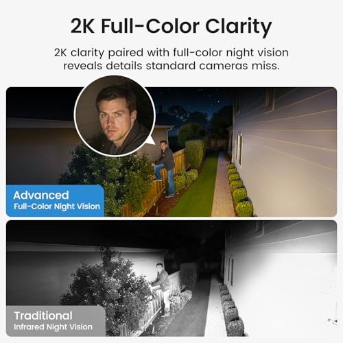 Security Cameras Outdoor Wireless, 4 Cam-Kit, No Subscription 4-Cam-Kit