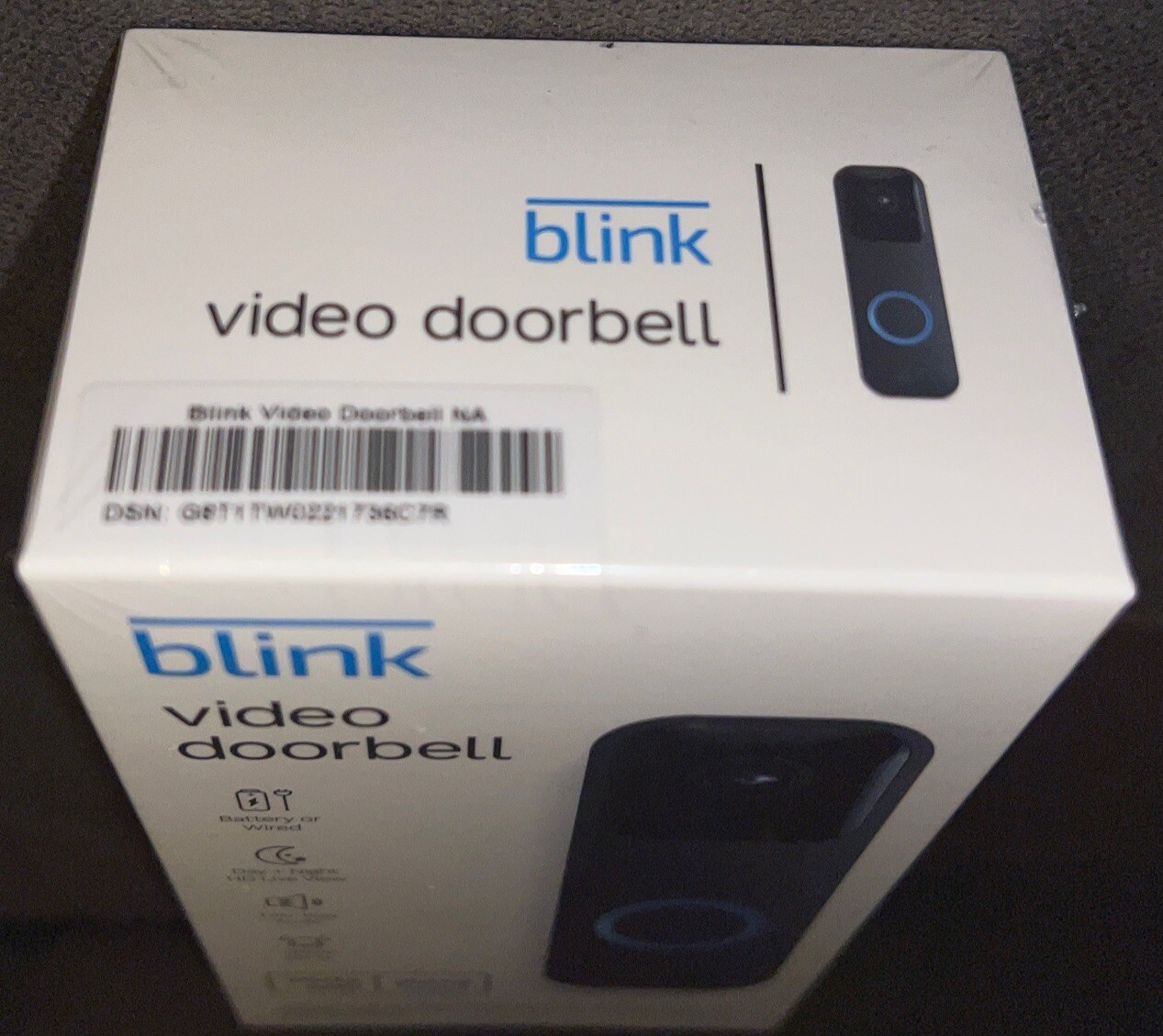 Blink Smart Video Doorbell?BLK Wired or Wireless Wi-fi Compatibility#B08SG2MS3V