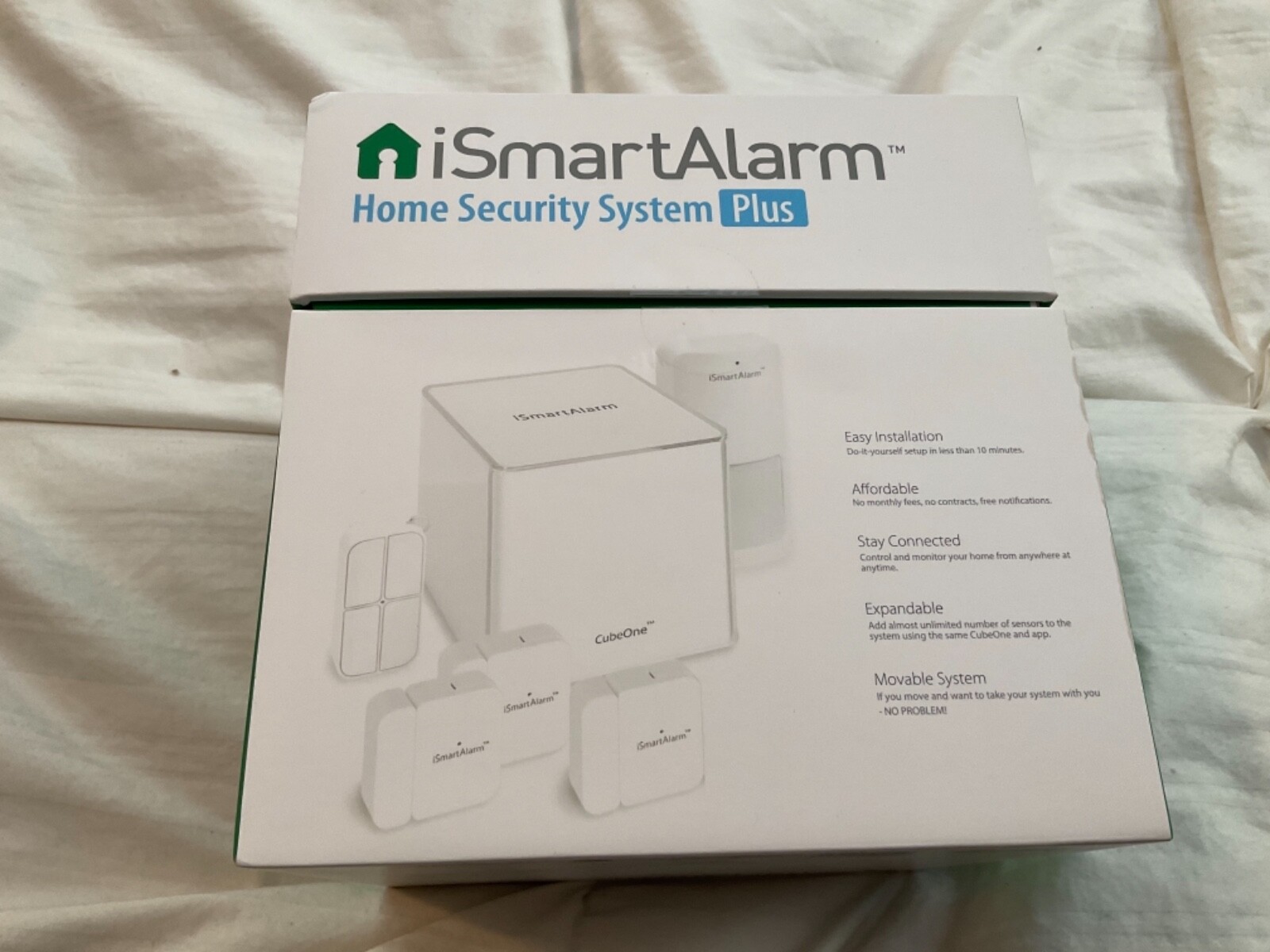 iSmartAlarm iSA8 Wireless Smart Home Security System _ Plus Package