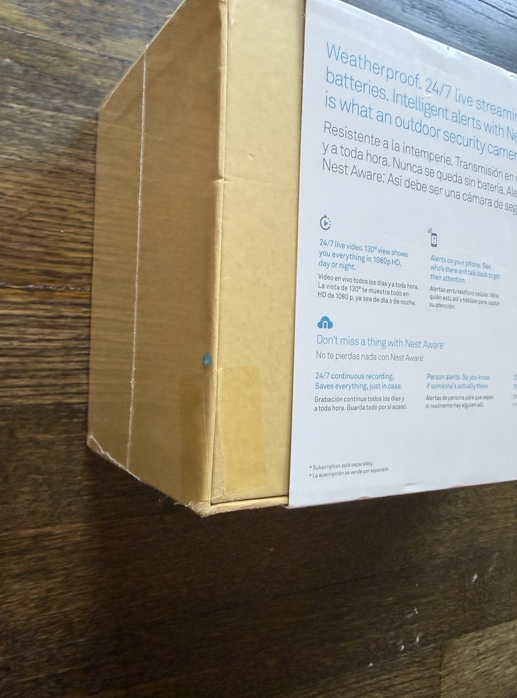 Google Nest Cam Outdoor Smart Security Cameras 2-Pack NC2400ES – New Sealed