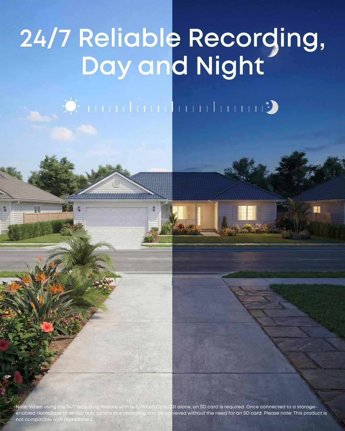 eufy Security Indoor/Outdoor Camera C31 | 360° Pan & Tilt | 1080p Night Vision