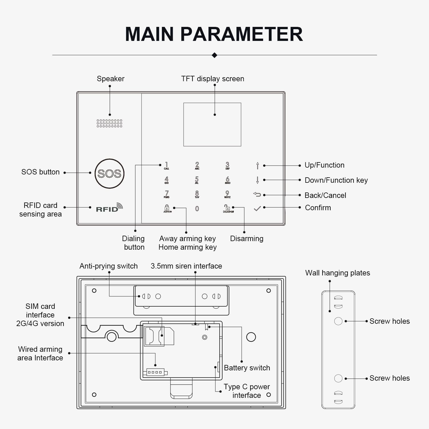 Battery-Powered Wireless Alarm System with HD Security Camera – Easy Setup