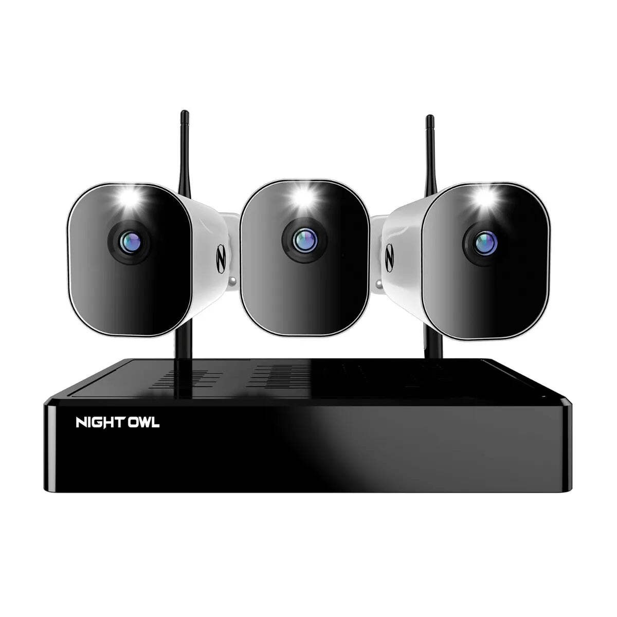 10 Channel 4K Bluetooth Wi-Fi NVR with 1TB Hard Drive and 3 Wire Free (Battery)