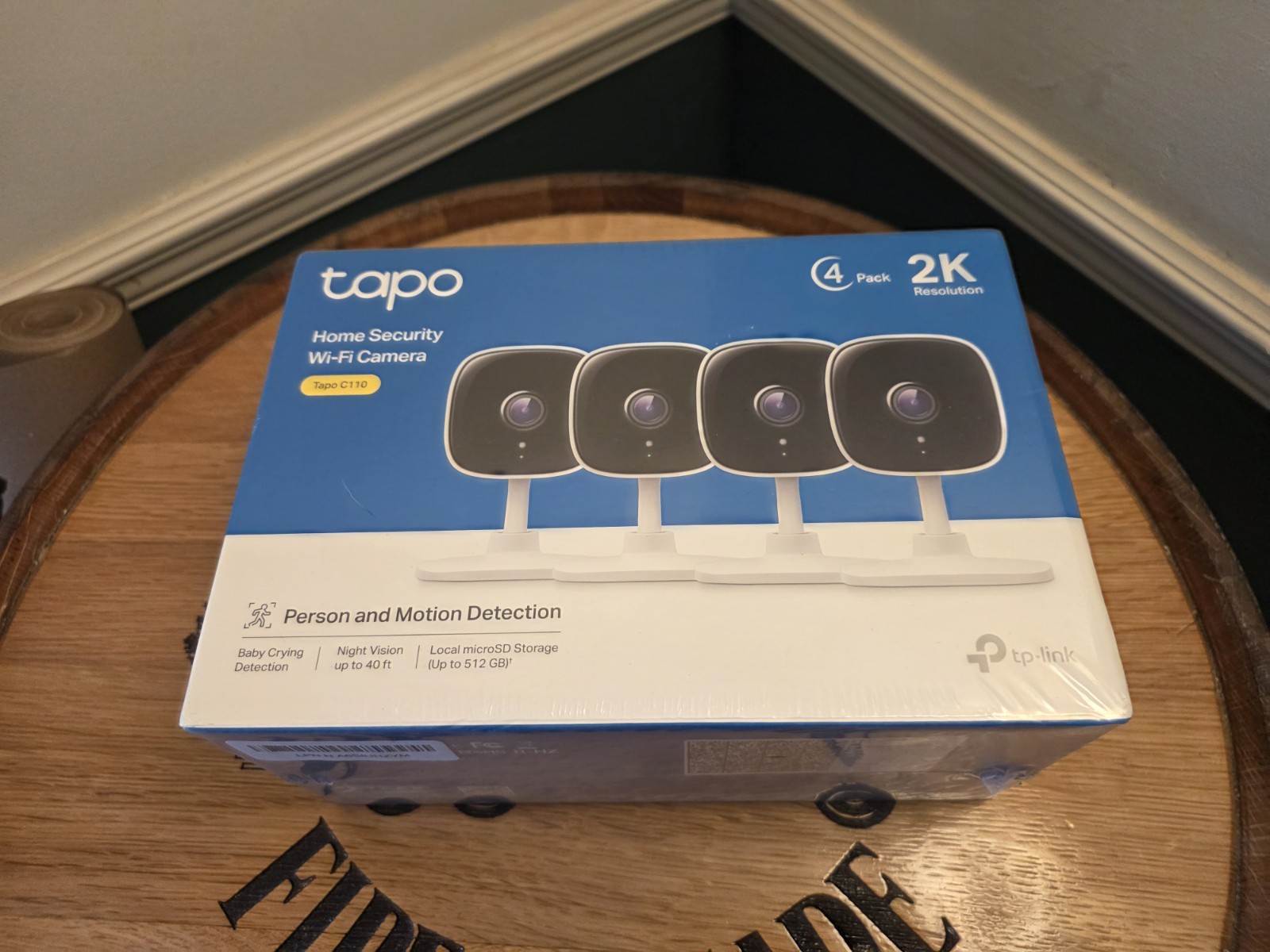 Tapo C110P 2K Indoor Security Camera – 4 Pack