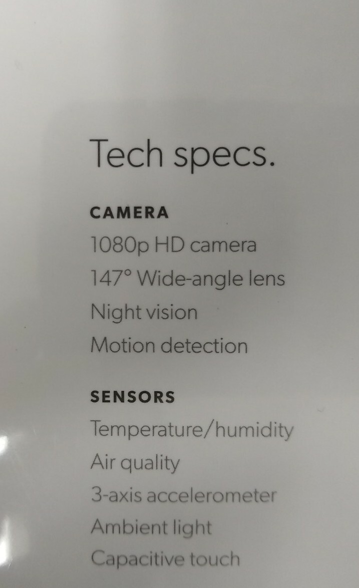 Canary Smart Home Security Video Camera Air Monitor Siren Motion Detector Mobile