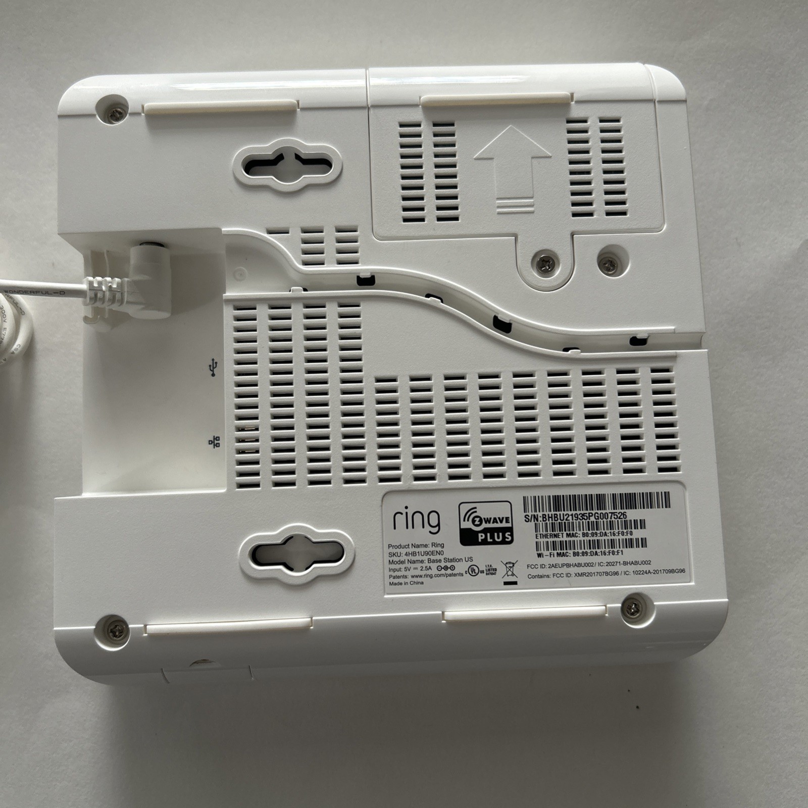 Ring Alarm Base Station US – 4HB1U90EN0 – UNKNOWN REGISTRATION