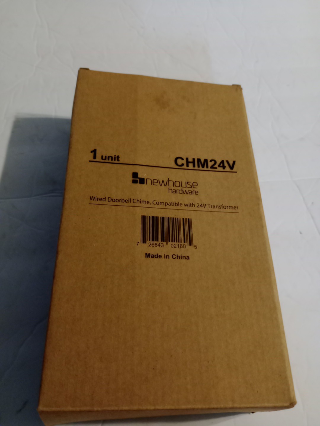 Newhouse Hardware CHM24V White 24-Volt Wired Doorbell Chime – Open Box