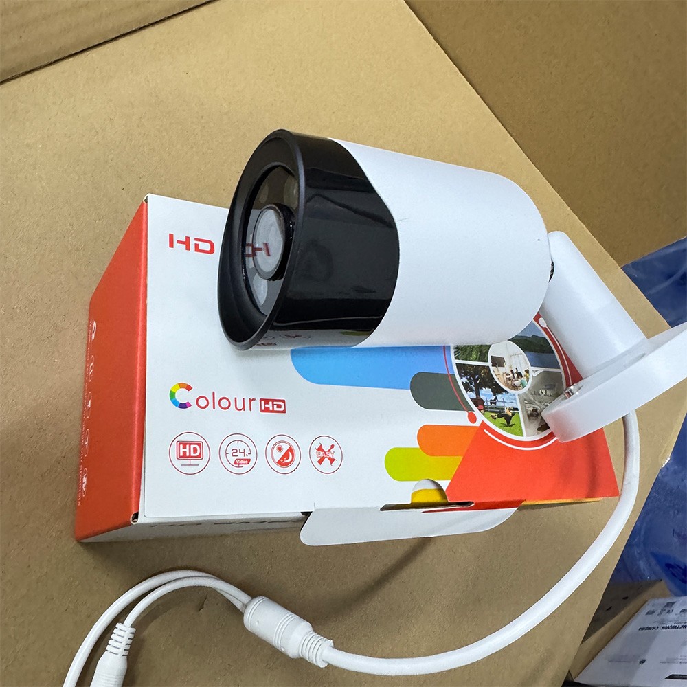 Vikylin 4K 16CH 16POE NVR CCTV System 8MP IP Camera Full Color Audio Outdoor Lot