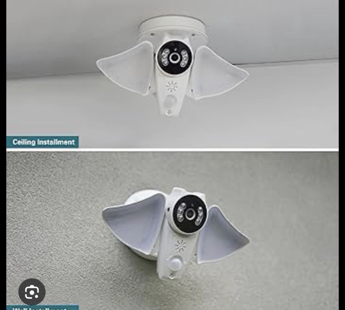 Bubo Outdoor Floodlight Camera WiFi 1080P Security Cam, PIR Motion Sensor