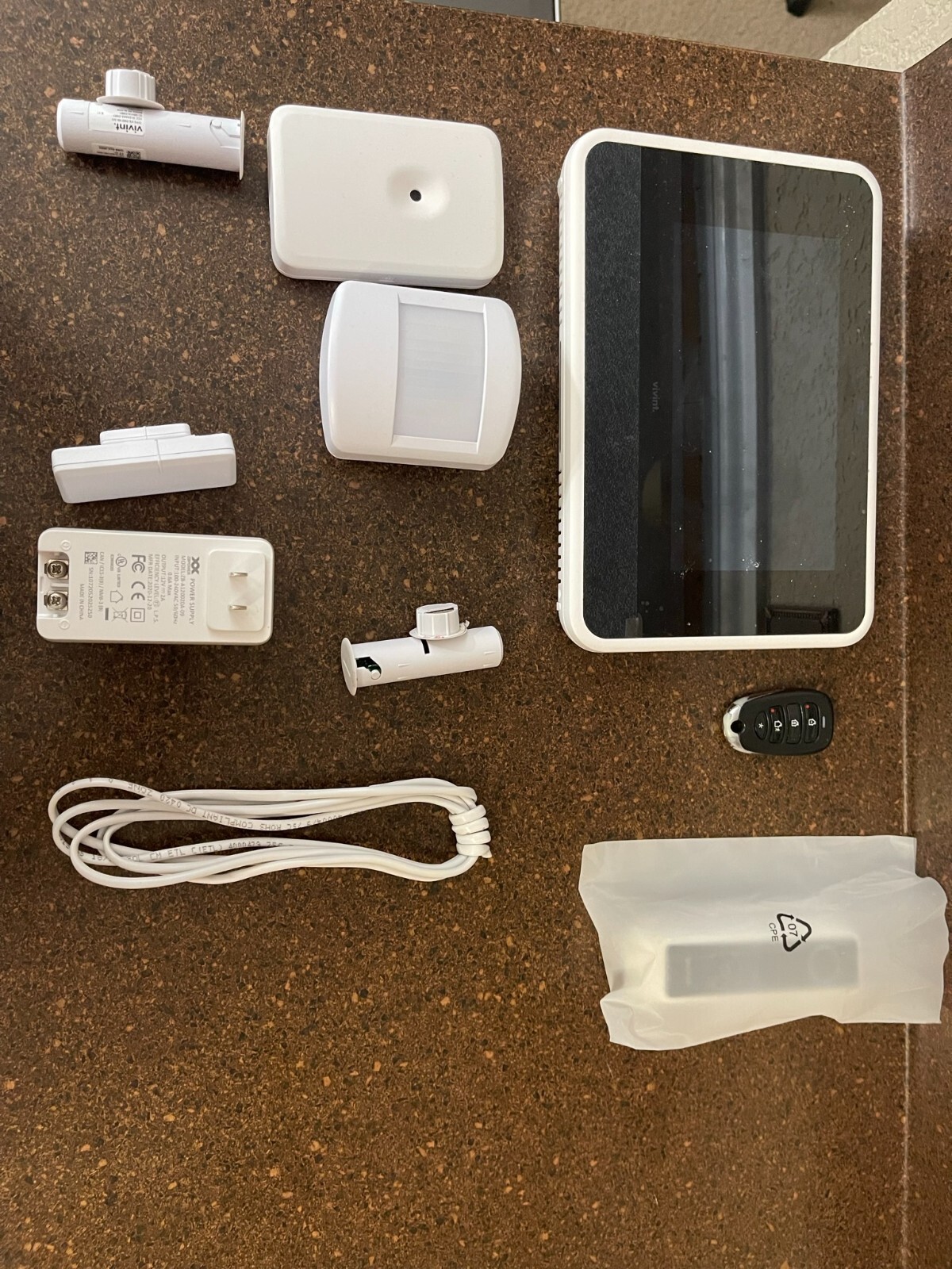 Vivint Home Security System (Gen 1: Doorbell, Sensors, Panel)