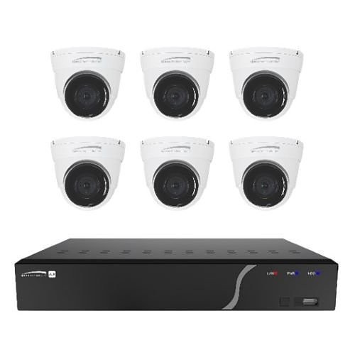 Speco ZIPK8N2 7-Piece Surveillance Kit w/ 6x5MP IP Cameras + 1×8-Channel NVR 2TB