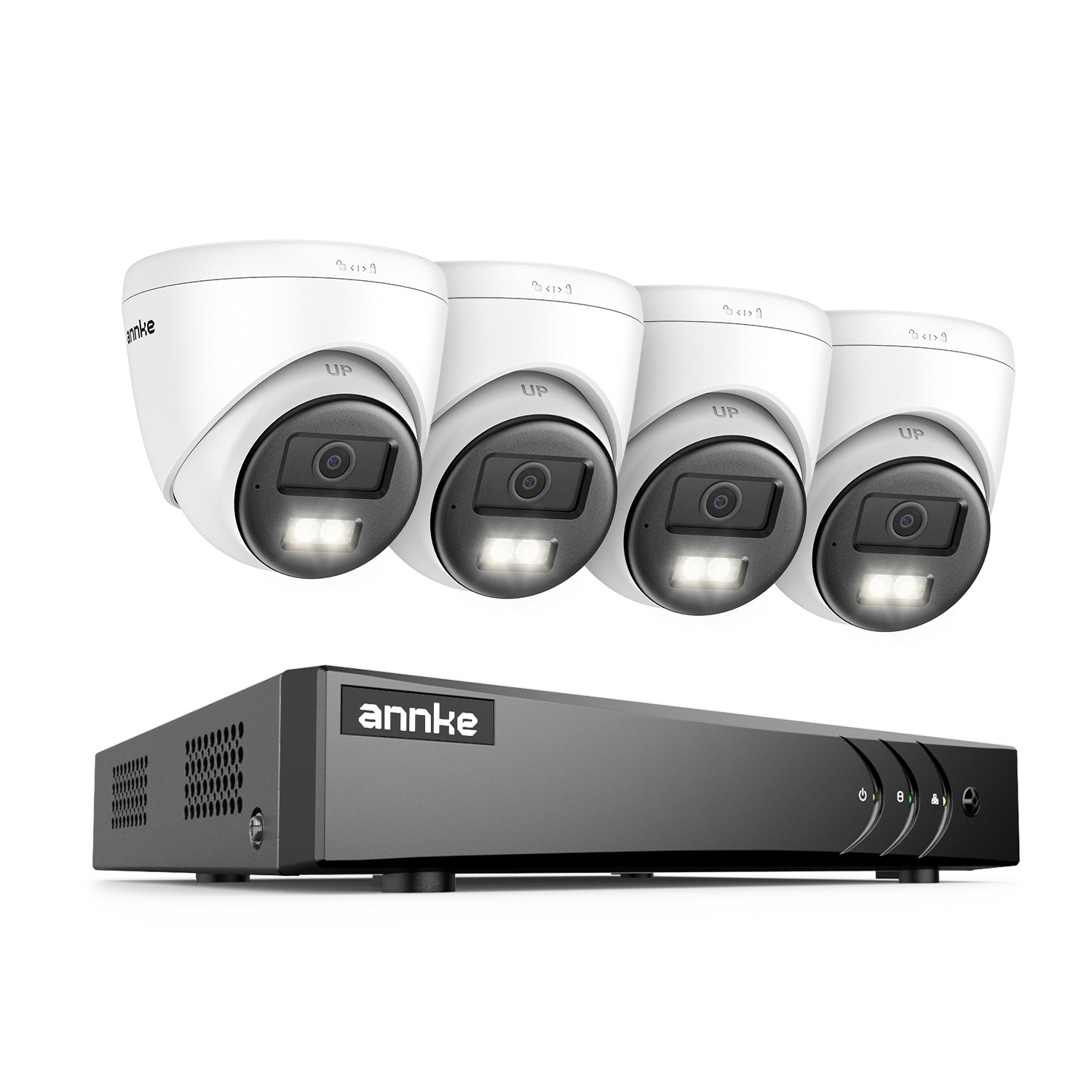 ANNKE 8CH DVR 3K Two Way Audio Security Camera System Color Night Vision AI