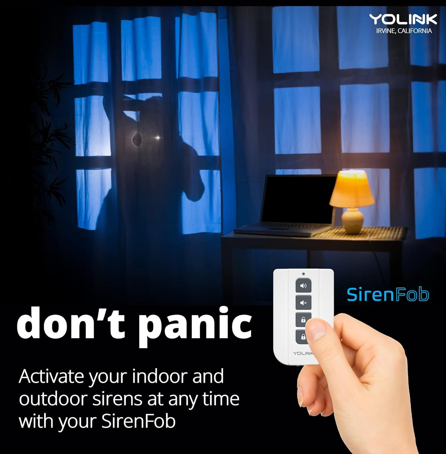 Smart Siren Alarm, Loud 110 Db, Wireless Alarm for Home Security/Intrusion/Burgl