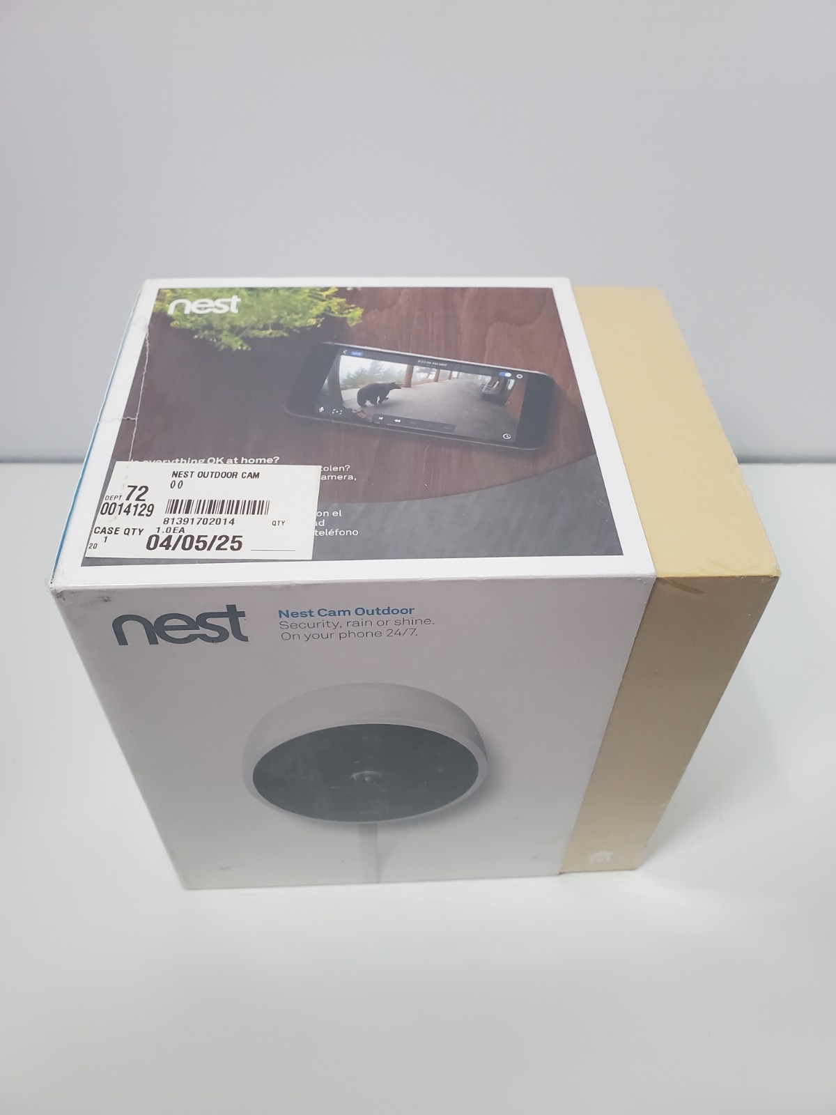 New & Sealed NEST Cam Outdoor Security Camera Model NC2100ES Free Shipping!