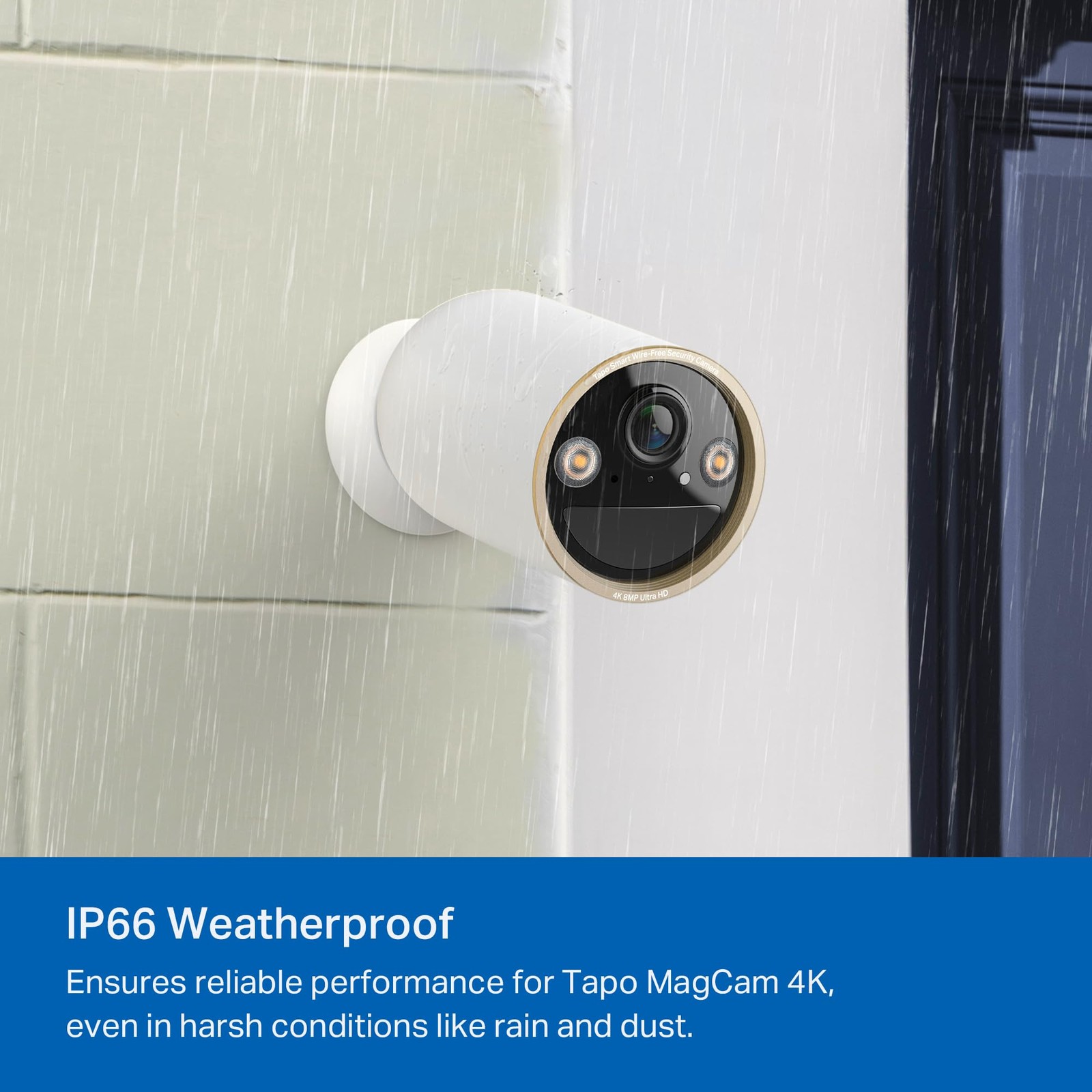 Tapo MagCam 4K Outdoor Wireless Security Camera Up to 200Day Battery, Magnet…