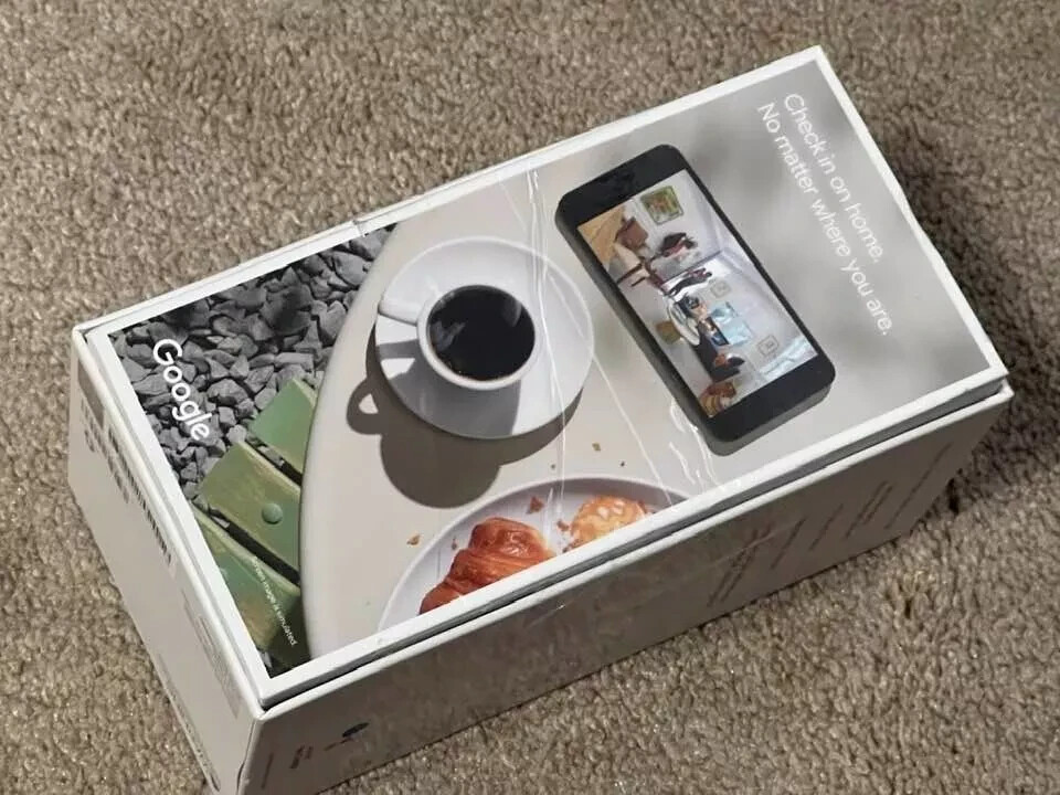 GOOGLE NEST INDOOR SECURITY CAM CAMERA GJQ9T GA01998-US WI-FI GOOGLE HOME SUPPRT