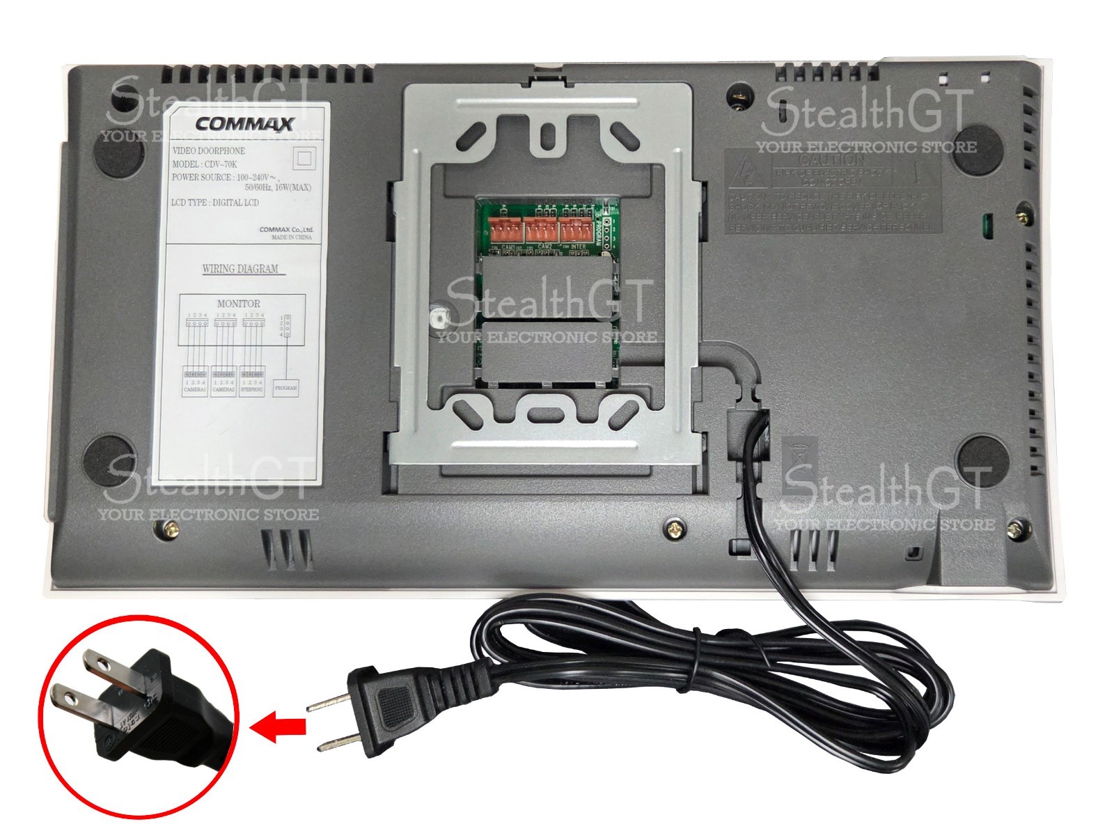 COMMAX 7″ Monitor Video Door Phone System Kit CDV-70K/DRC-40K
