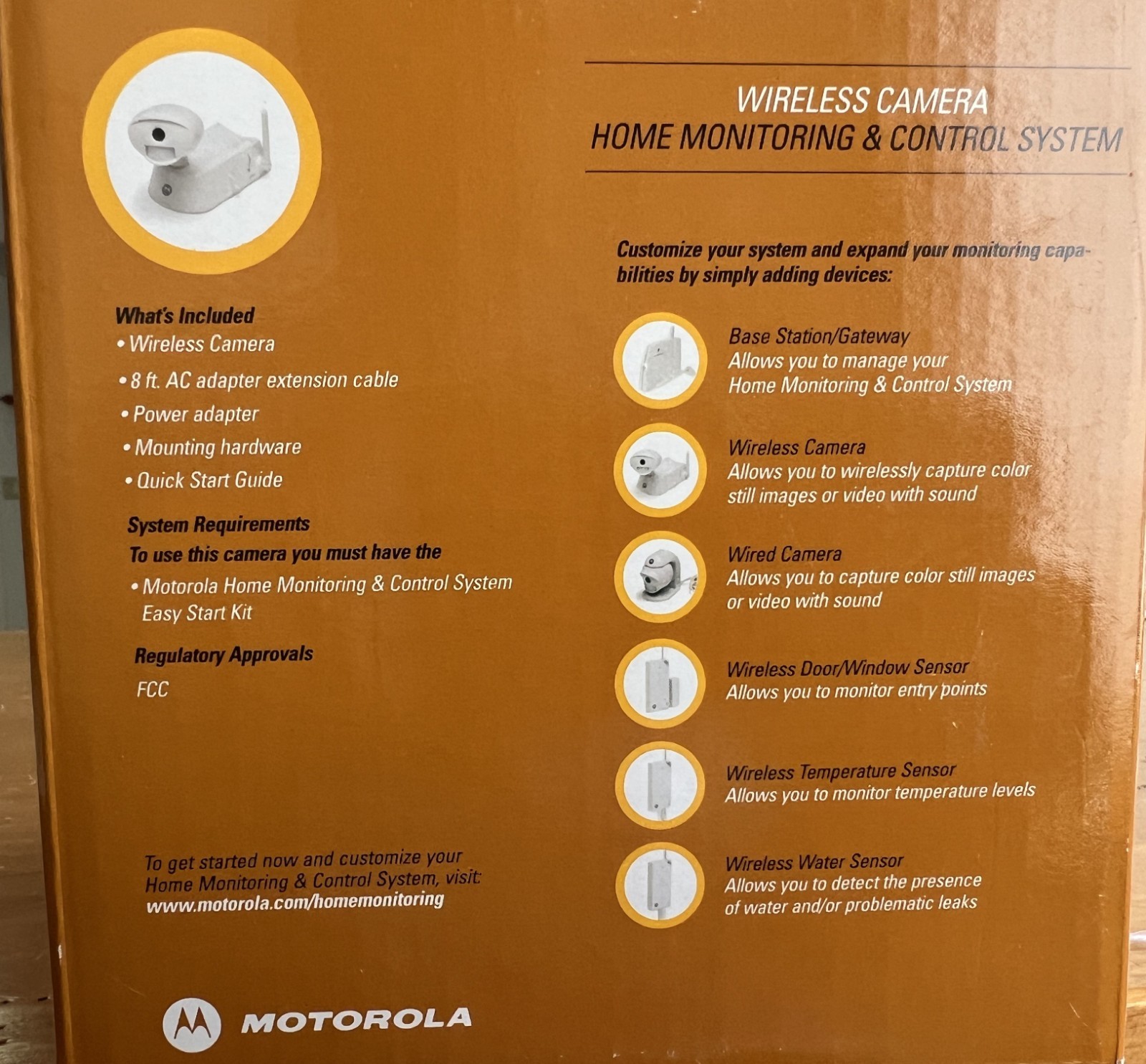 Motorola HMWL-1010 Home Monitoring & Control System Wireless Camera