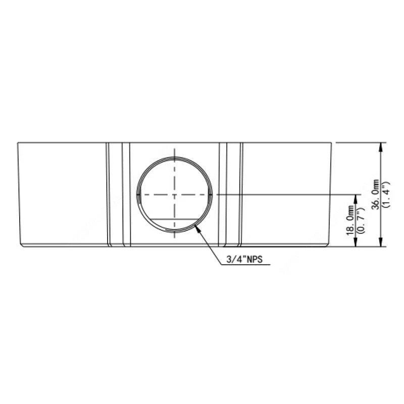 Alibi Junction Box ALI-JB03-G-IN – American Security Camera Company