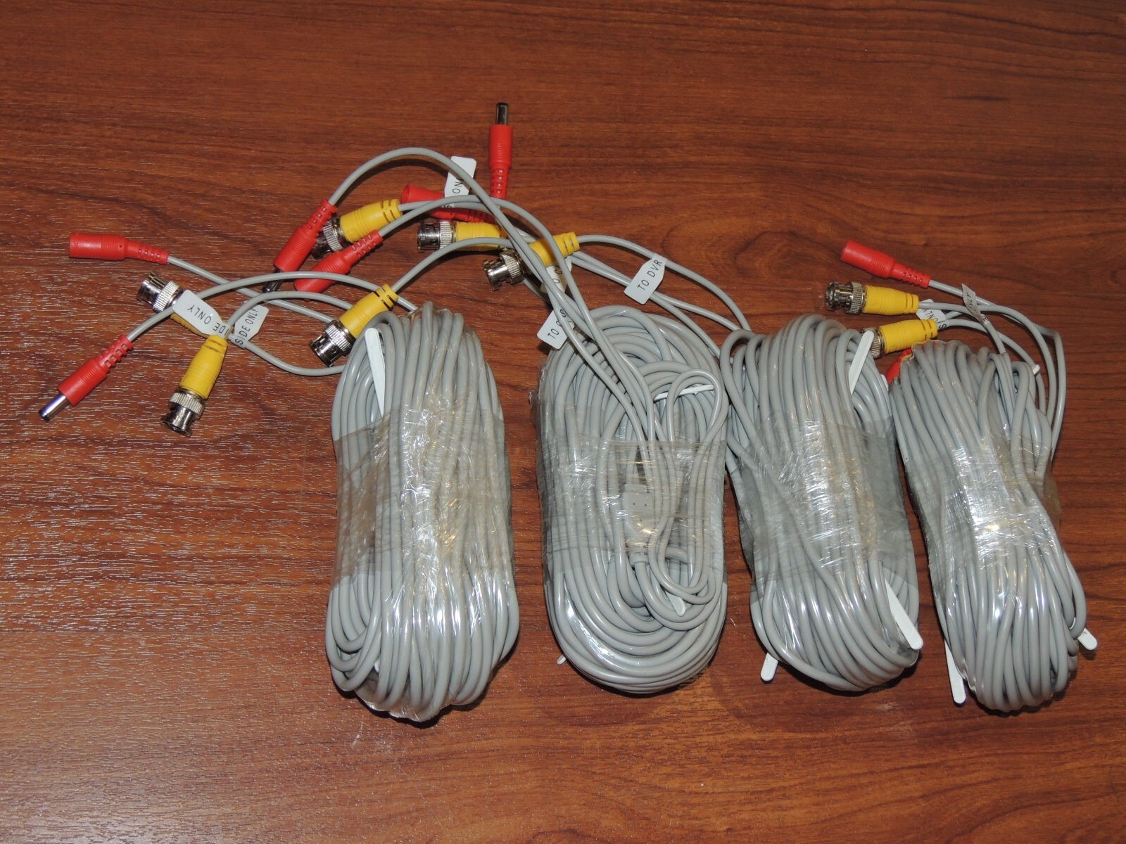 Lot of 4 – New OEM 60′ BNC 24 AWG Cable for Night Owl HD Analog Security Camera