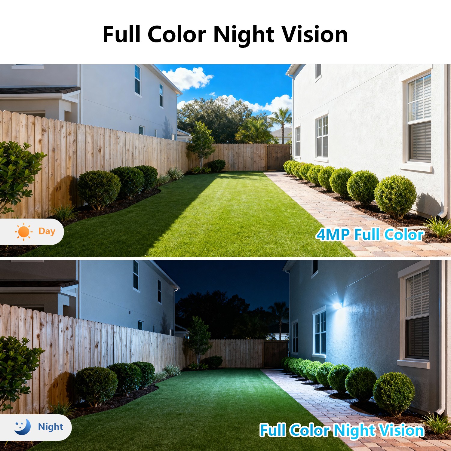 4MP 10CH Solar Powered Battery Wireless Security Camera System 1TB Monitor Audio