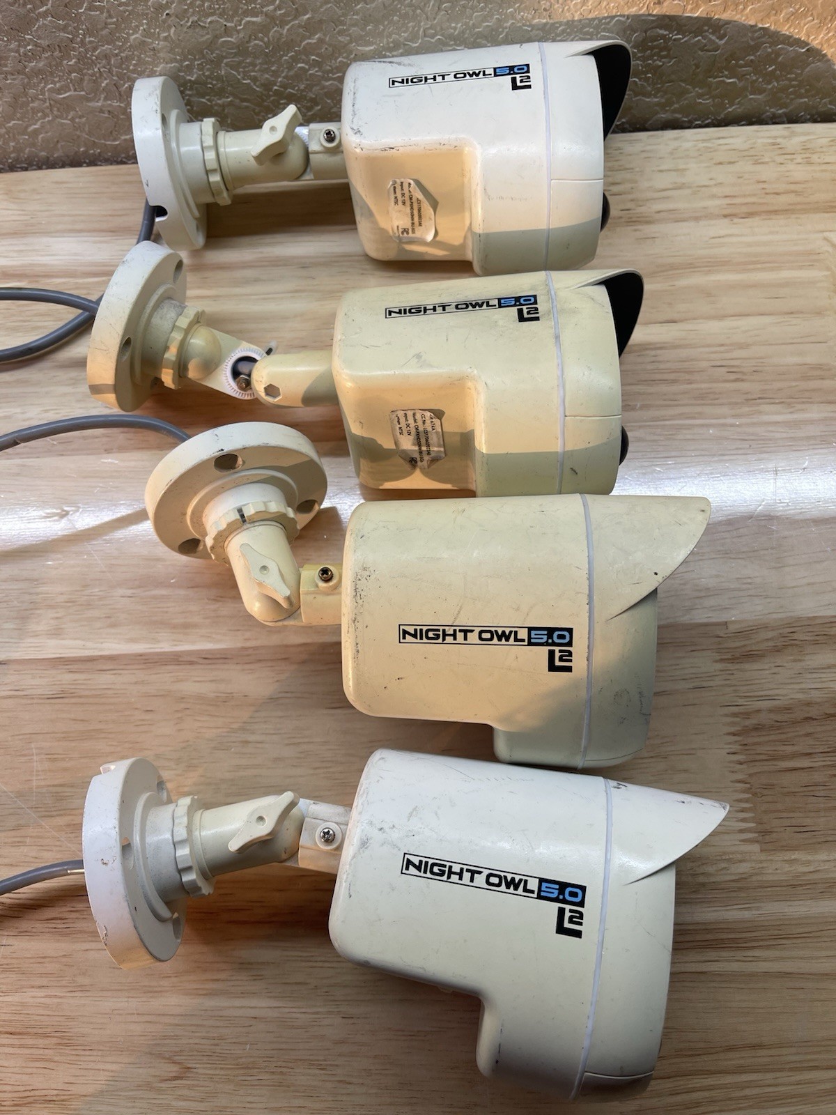 (4) Night Owl XHD Series 5MP BNC Add on Camera, CM-PXHD50NW-BU-SGS (USED-GOOD)