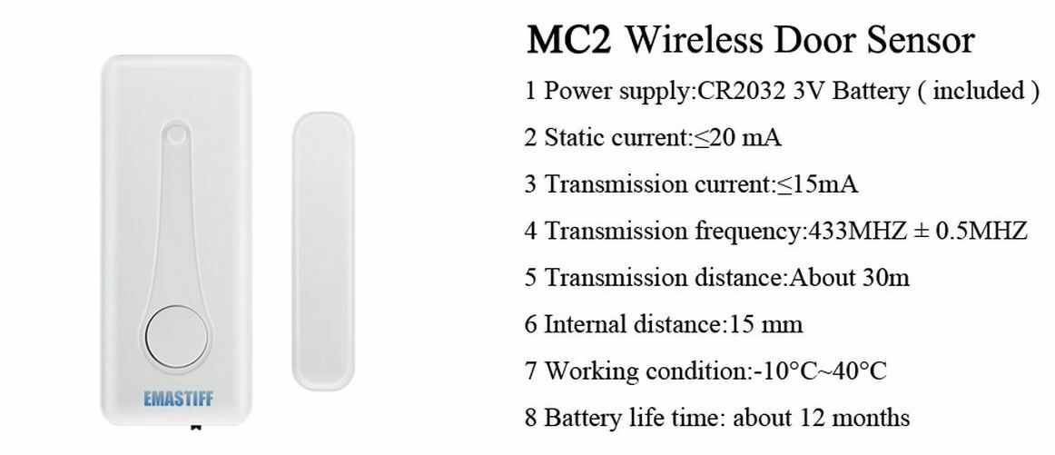IOS Android APP Control Wireless Home Security GSM Alarm System Two-Way Intercom