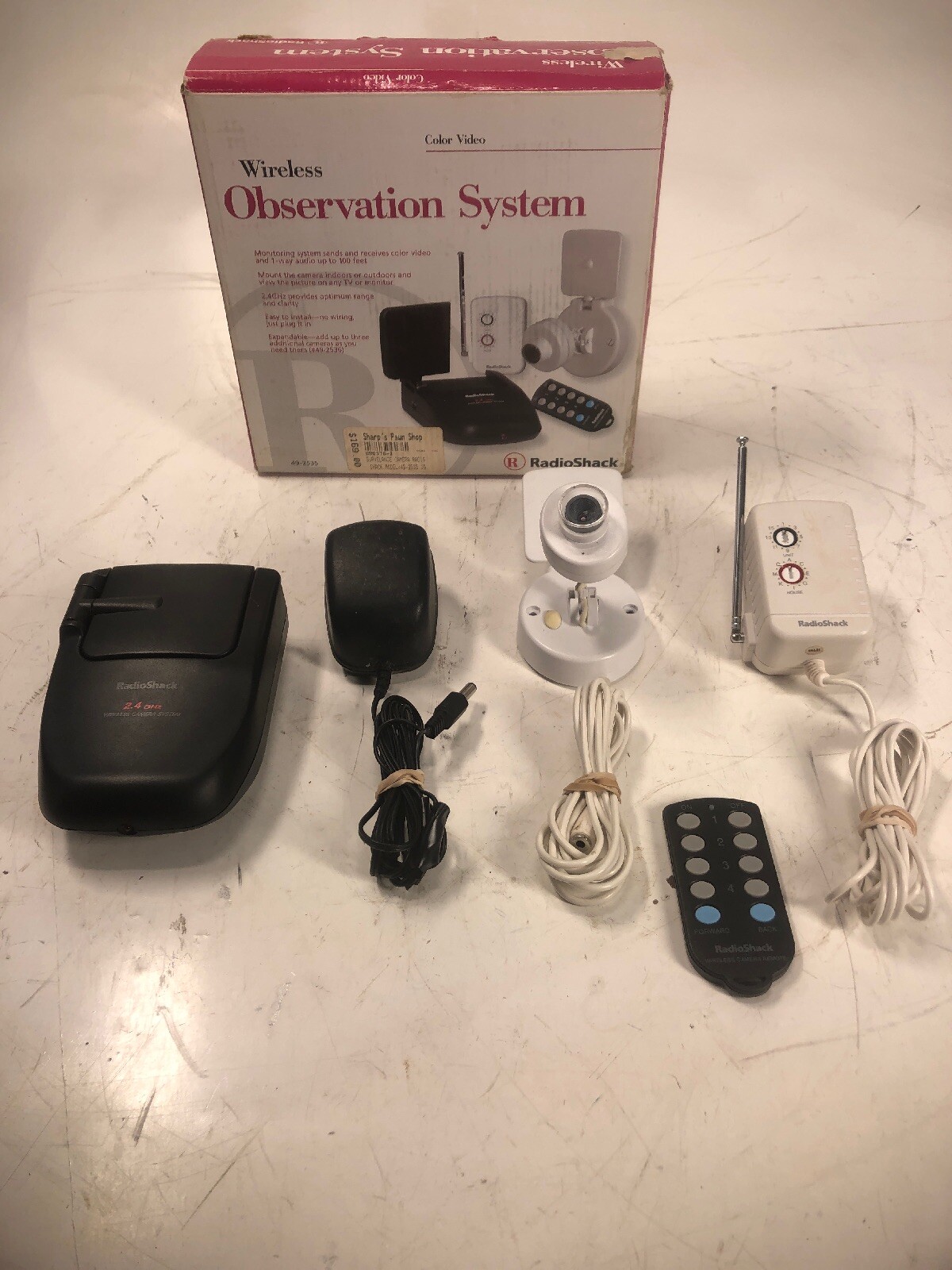 Radio Shack Wireless Observation Security System with Add-on Camera 49-2535