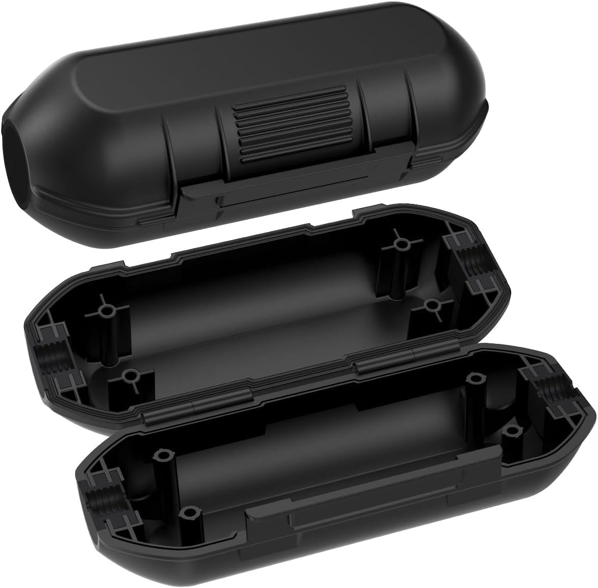 [2 Pack] Extension Cord Cover Outdoor, Connector Protector IP54 Black