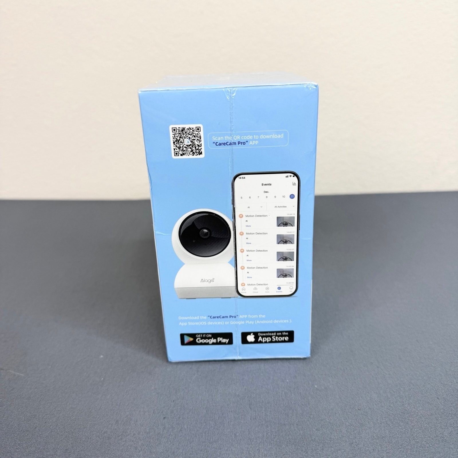 Alaga 2K Indoor Wi‑Fi IP Camera Pan‑Tilt Night Vision AI Tracking Two‑Way Audio