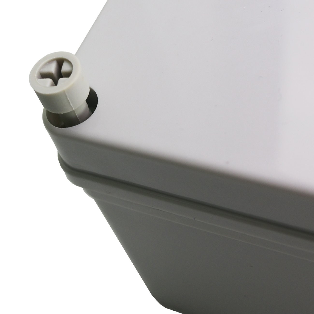 Ogrmar Plastic Dustproof IP65 Junction Box DIY Case 7.9″x 3.7″, Grey