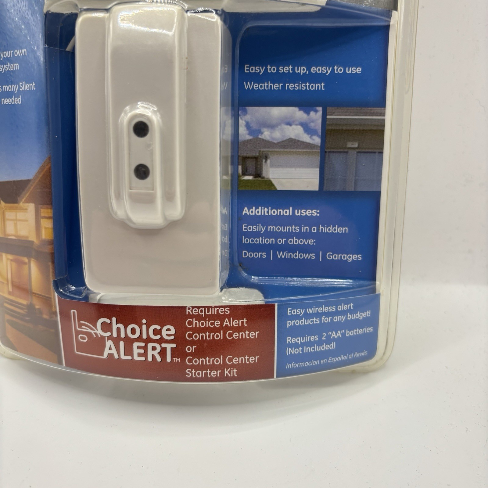 GE Choice Silent Alert Wireless Alarm System Flashing LED General Electric 45137