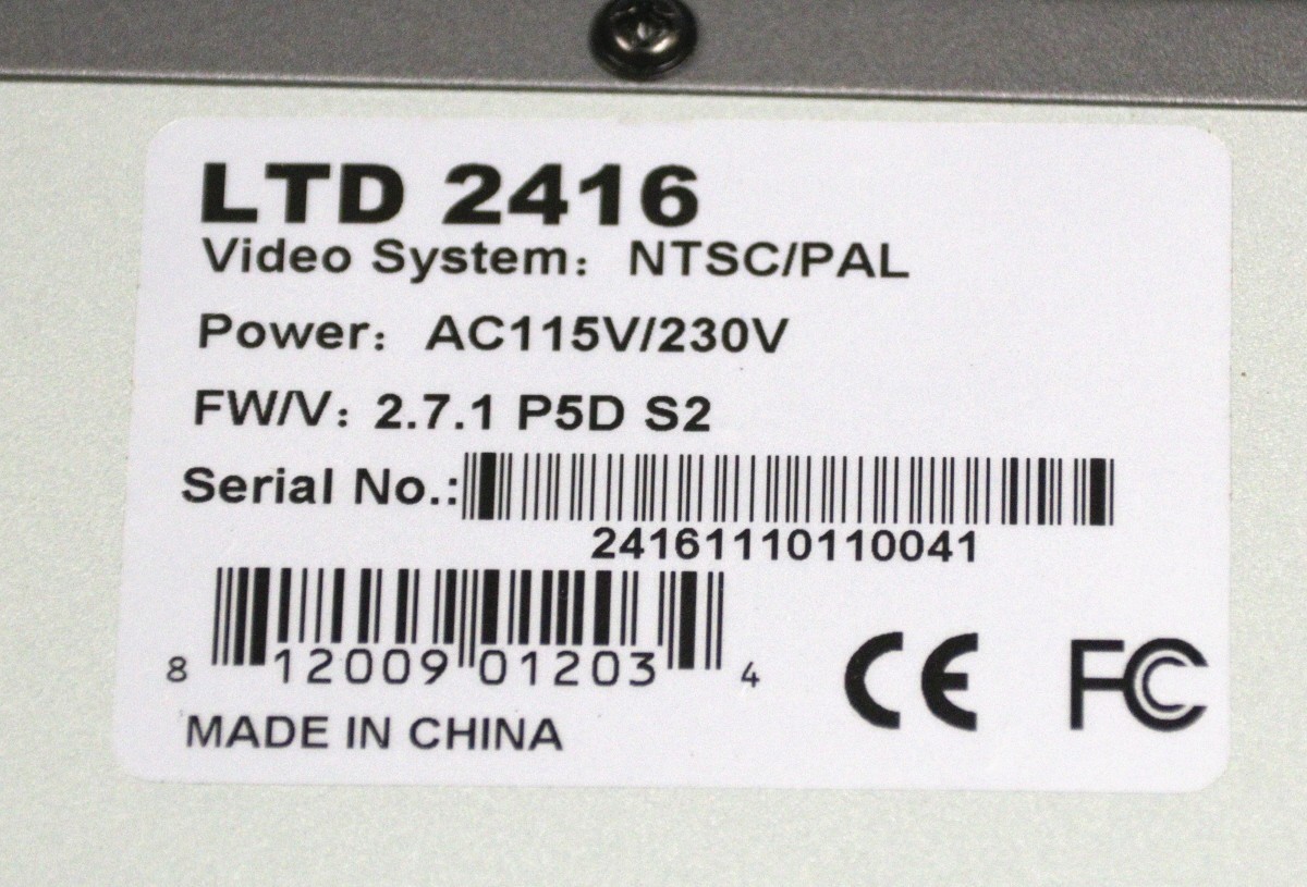 DVR LTS LTD2416 Analog 16 Channel H.264 Pentaplex w Remote Control -New Open Box
