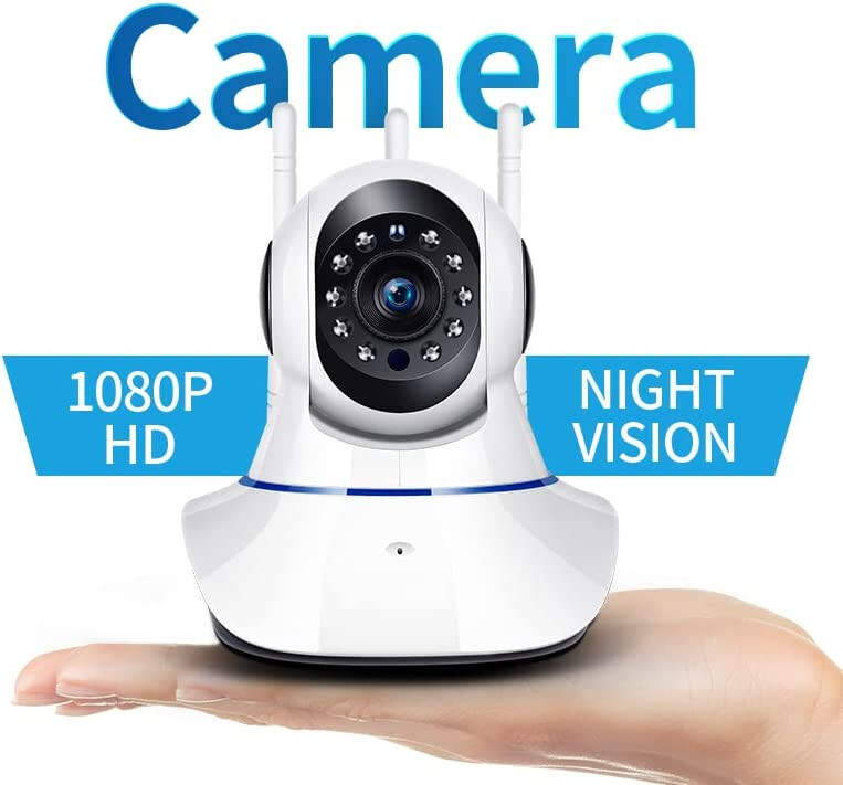 WiFi IP Camera – Pan Tilt Daycare Caregiver Watch Live On Your Smartphone or PC