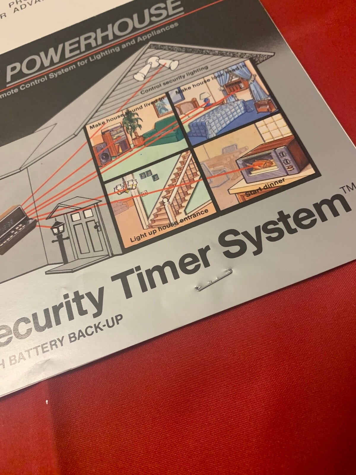 POWERHOUSE X-10 SECURITY TIMERS BOOKLETS MANUALS vintage
