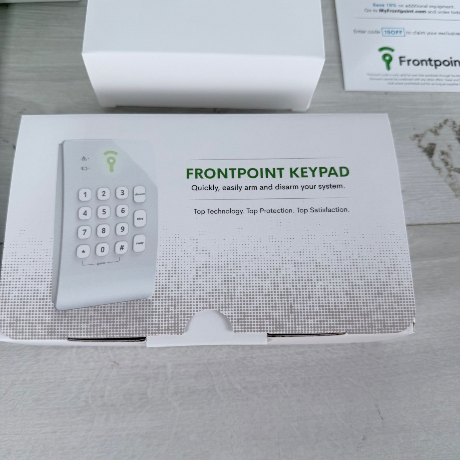 Frontpoint Home Security System Safehouse 6 Piece Kit Hub Doorbell Sensors
