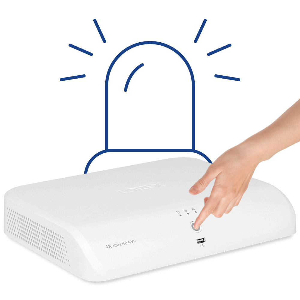 Lorex 4K Smart Deterrence NVR Security System with Fusion, Sensors