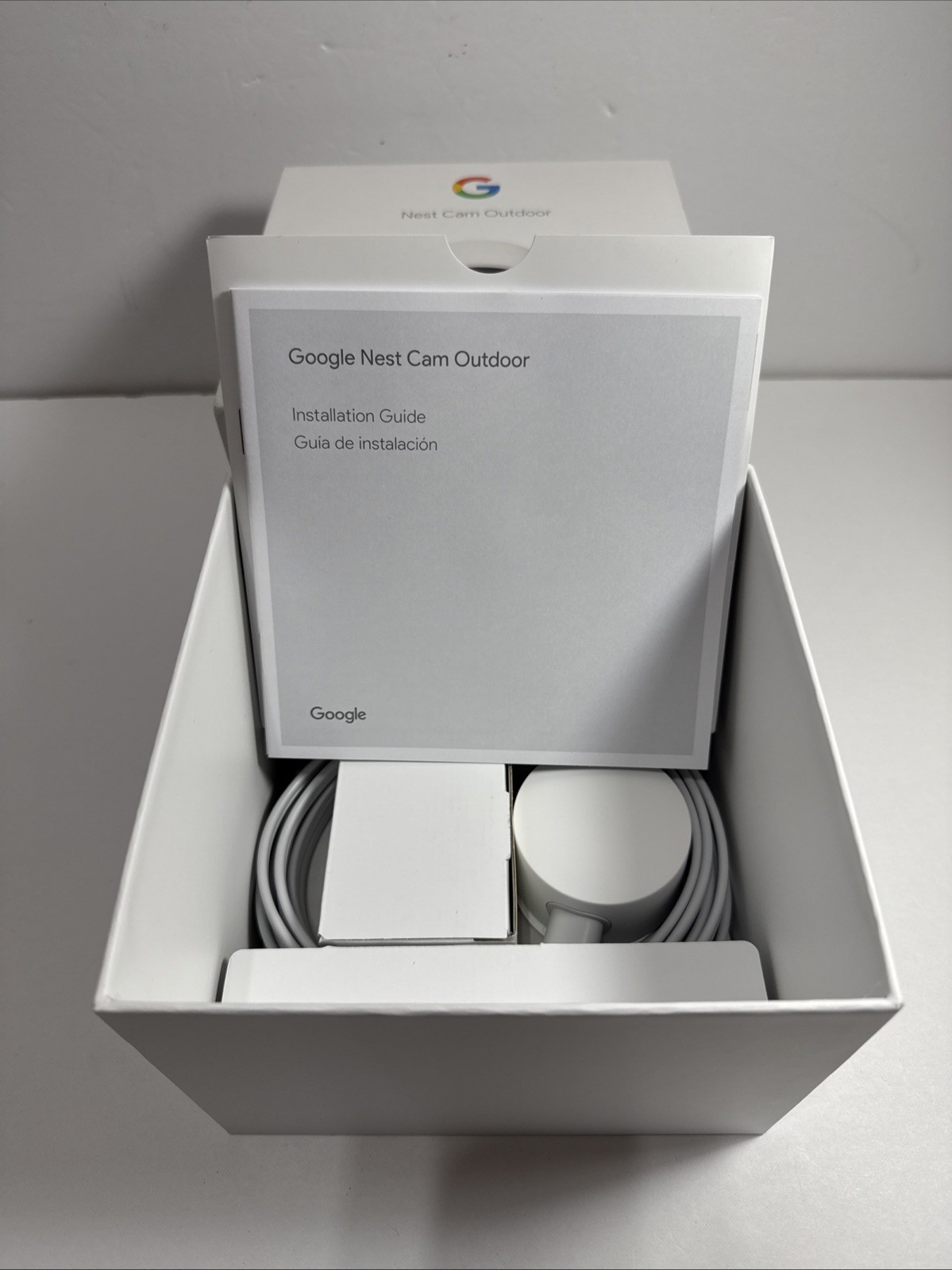 New Google Nest Cam Outdoor 1st Gen A0033 (NC2100ES) IOB