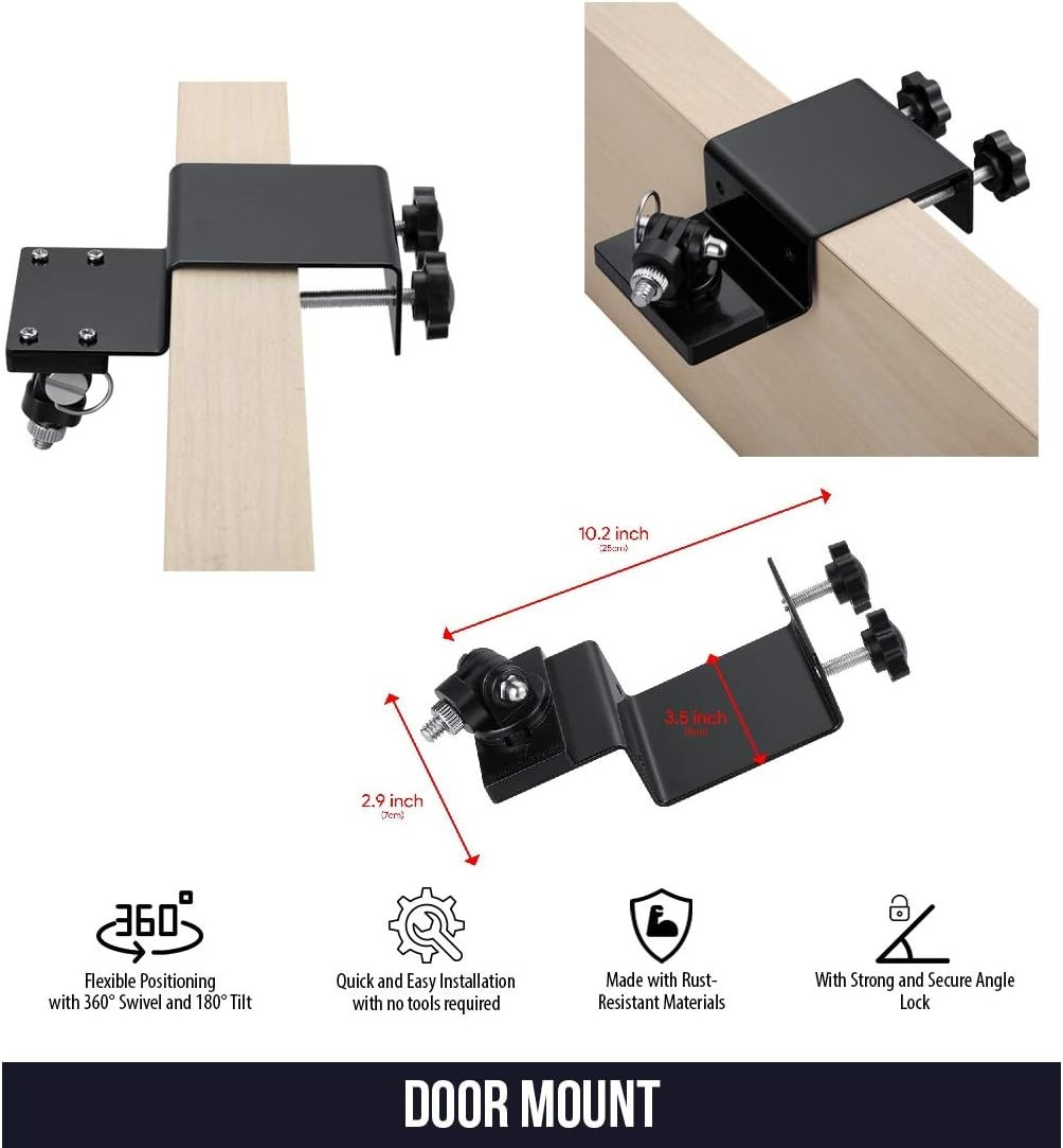 Door Mount Compatible with Arlo Hd/Pro/Pro2/Pro3/Pro4/Pro5S/Ultra/Ultra2/Essenti