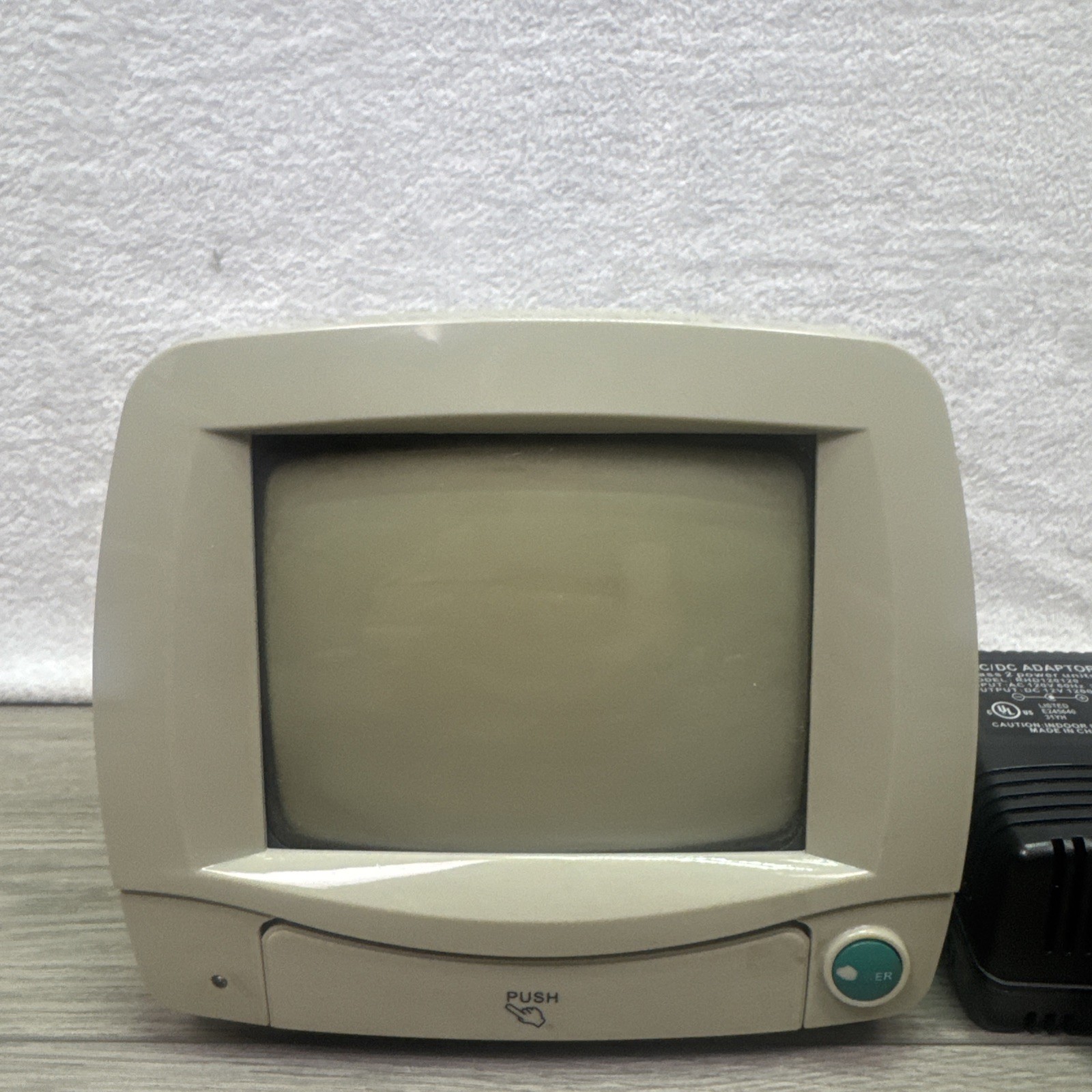 Vintage Bunker Hill Security System Monitor Black & White #66556 READ
