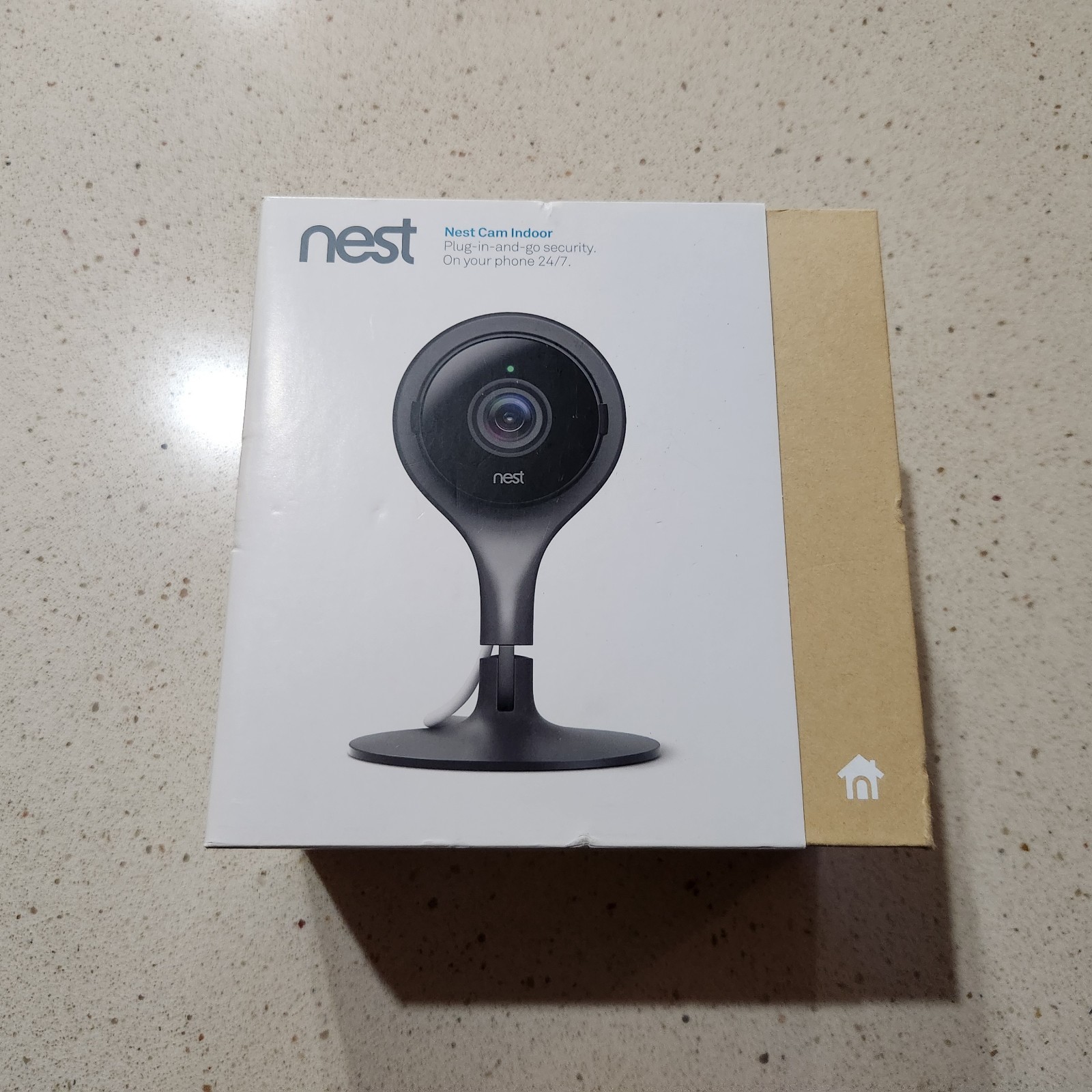 Google Nest NC1102ES Cam Indoor Security Camera 1st Gen – Black