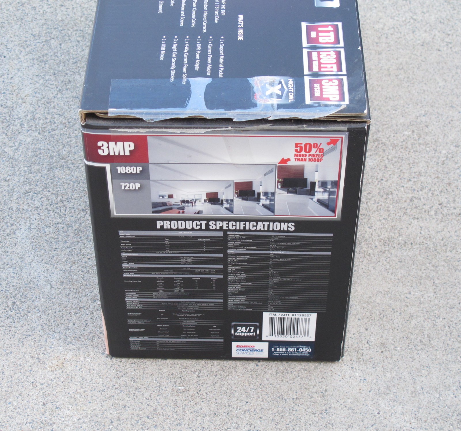 Night Owl Extreme HD 3.0 8-Channel 1TB 4 Camera Security System NEW in Open Box!