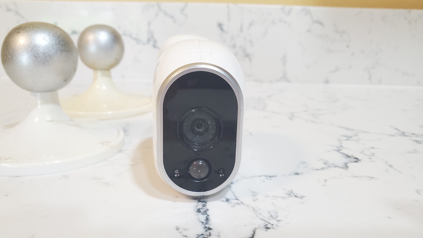 (2) Arlo NETGEAR VMC3030 Add-on HD Security Camera No Battery UNTESTED – WYSIWYG