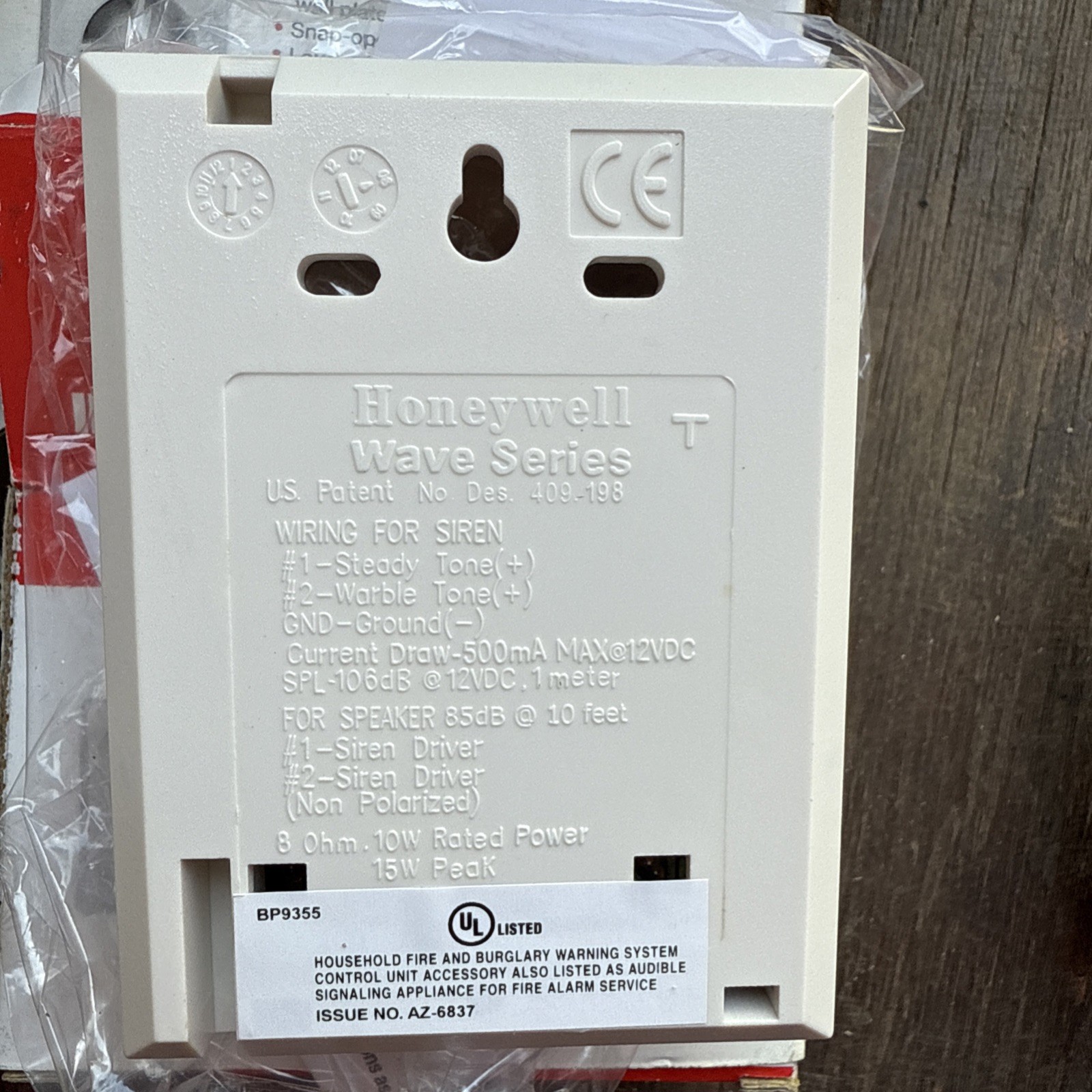 Lot of 4 Honeywell & Ademco WAVE-2 Two Tone Siren 106 db loud security burglary