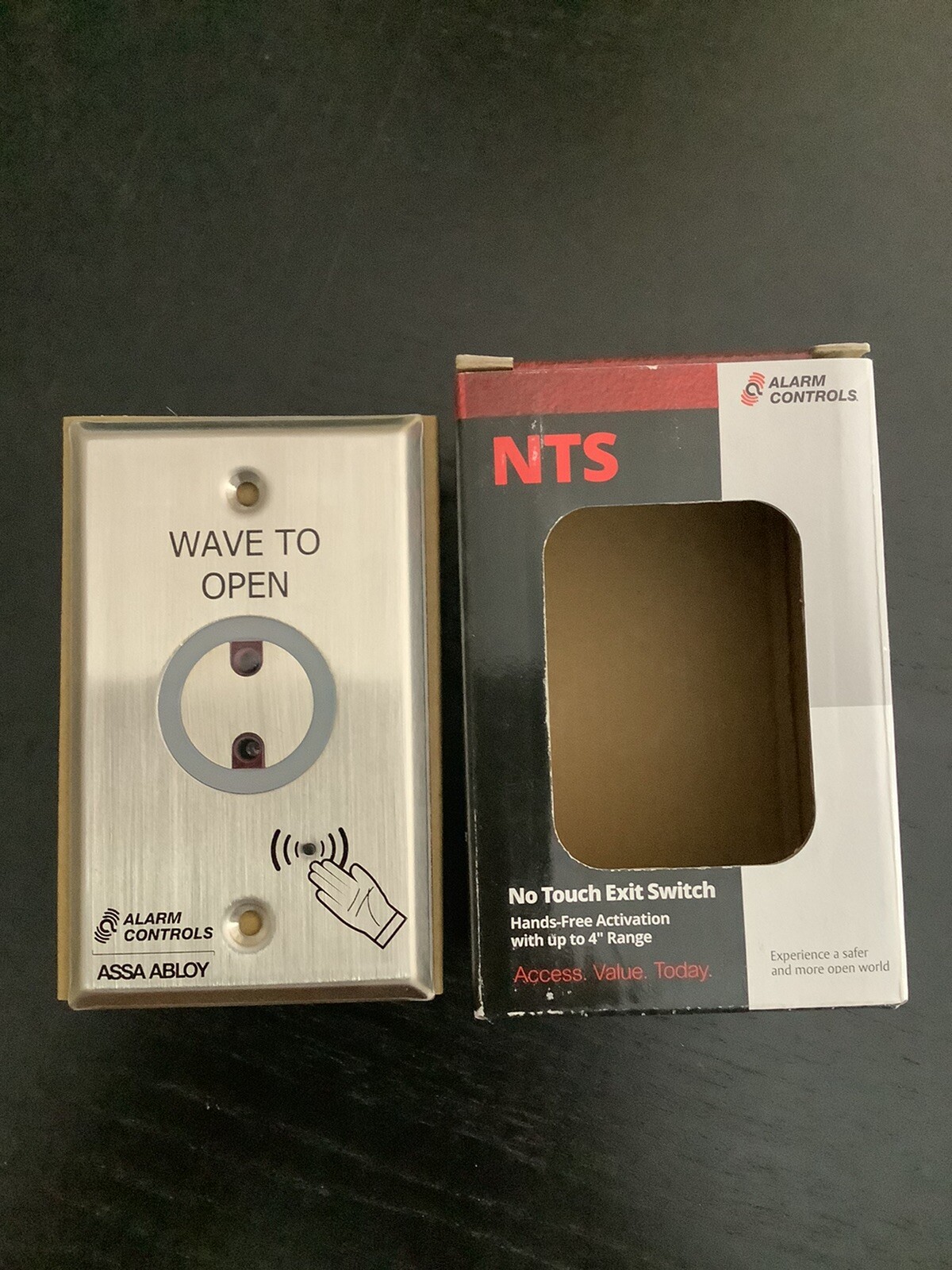 ALARM CONTROLS NTS-1 Exit Motion Sensor,Single Gang,Silver