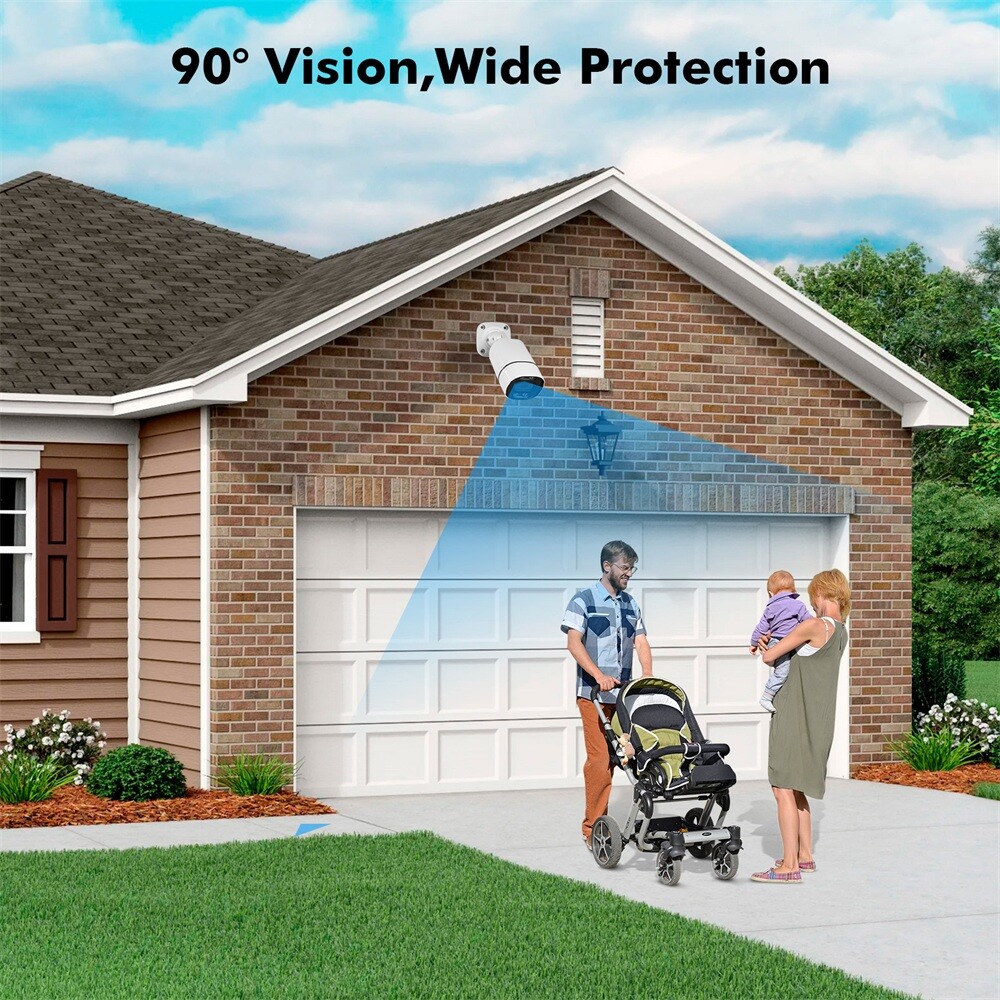 5MP HD 5-in-1 CCTV Home Security Surveillance Camera Cam Outdoor Night Vision