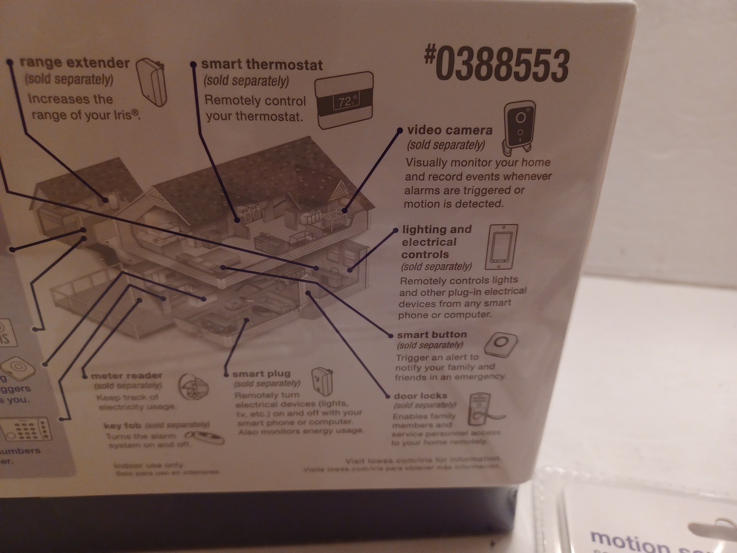 IRIS SAFE & SECURE COMPLETE #0388553 HOME SECURITY MANAGE SYSTEM NEW IN BOXES
