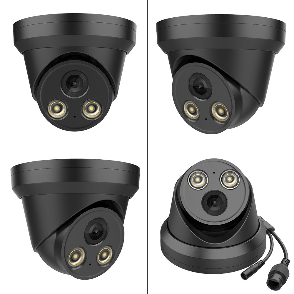 Vikylin 16CH CCTV System 5MP Full Color IP Camera Outdoor Audio 4k 16POE NVR Lot