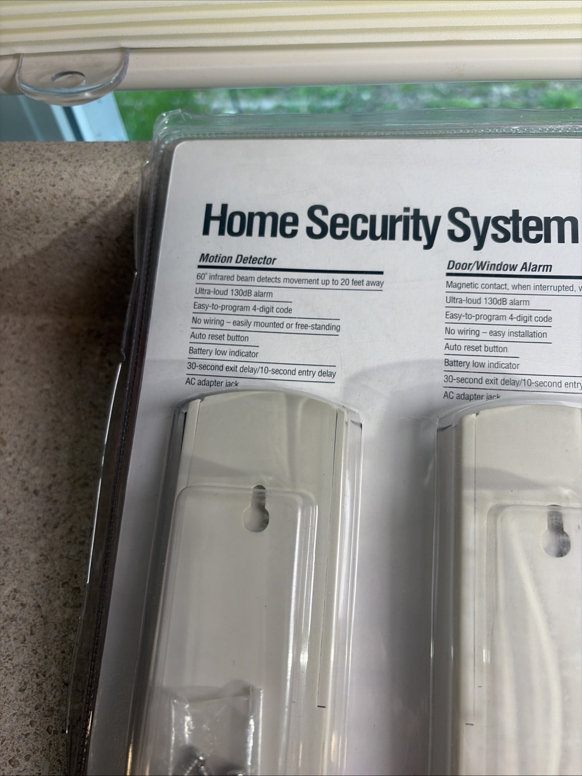 Emerson Home Security System 2 Alarms Motion Detector and Siren SMA0415P NEW