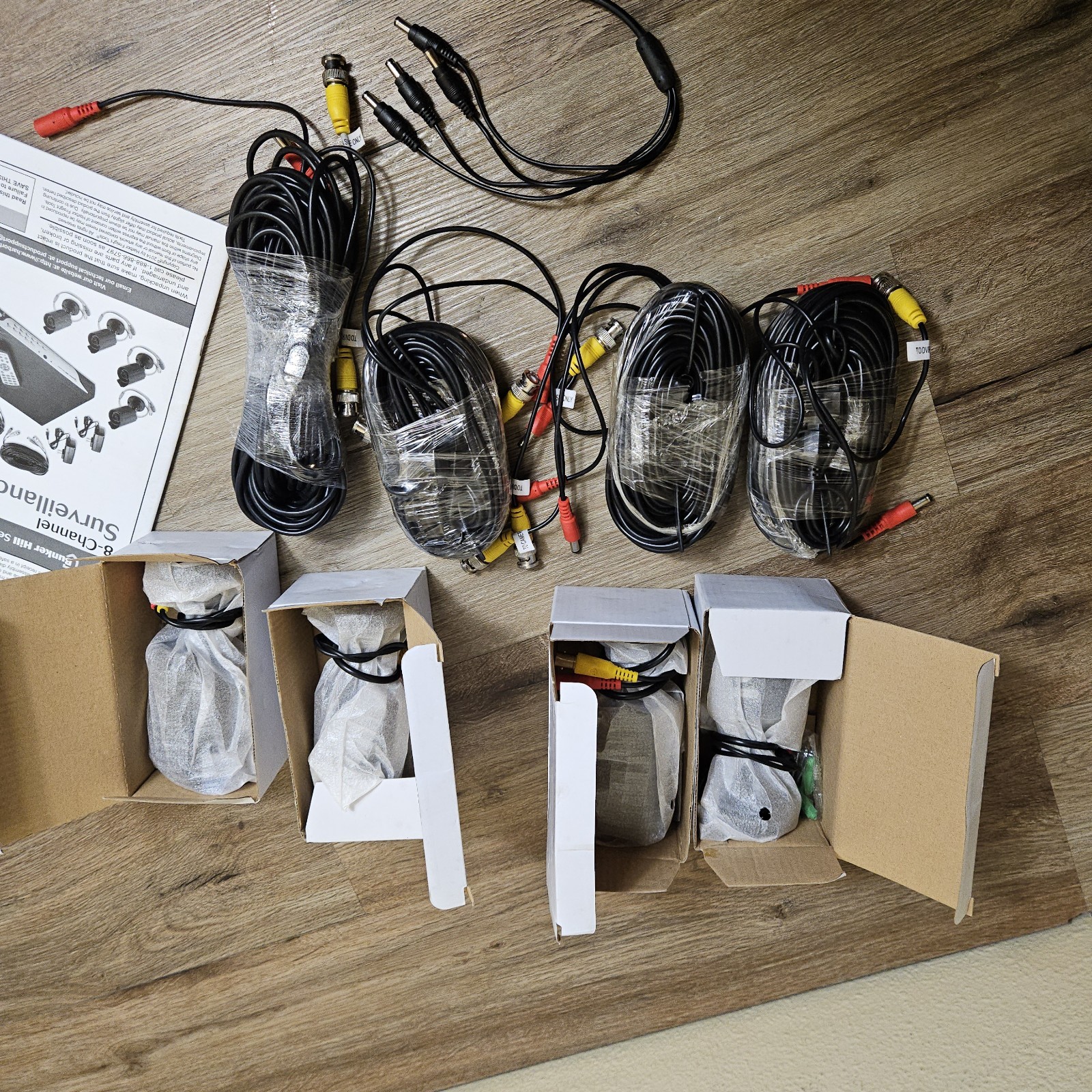 Bunker Hill 62463 Security System 500GB HD DVR 4 Cameras 8 Channel -New Open Box